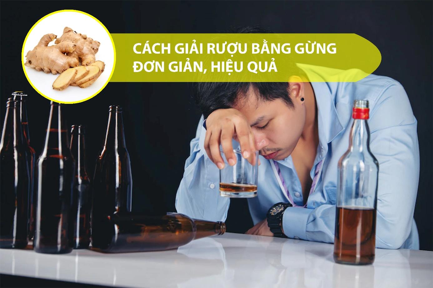 Cách giải rượu bằng gừng đơn giản và hiệu quả