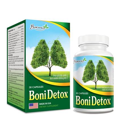 BoniDetox hộp 30 viên - Bí quyết giải độc phổi hiệu quả của Mỹ