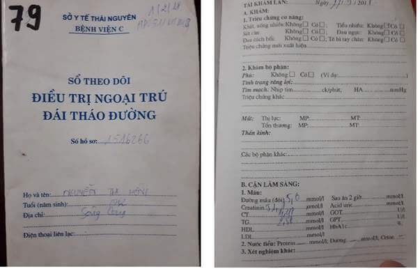 Chỉ số đường huyết của cô Hồng đo ngày 11/09/2018 là 5.6 mmol/l