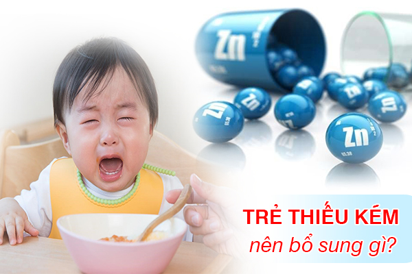 Trẻ thiếu kẽm nên bổ sung  gì?