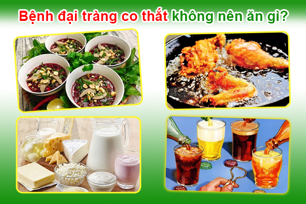 Bệnh đại tràng co thắt không nên ăn gì?