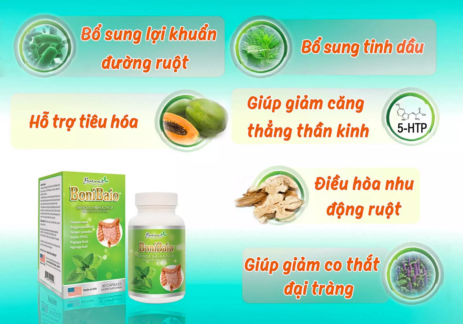 Thành phần, công dụng của BoniBaio+.