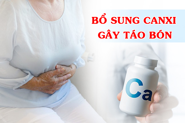 Người già bổ sung canxi bị táo bón phải làm sao?