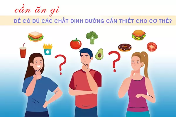 các chất dinh dưỡng cần thiết cho cơ thể