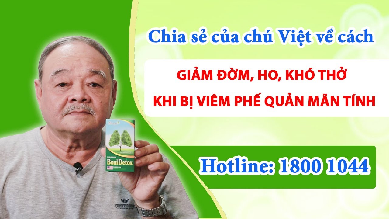 Hành trình khỏe mạnh trở lại khi mắc bệnh phế quản tắc nghẽn