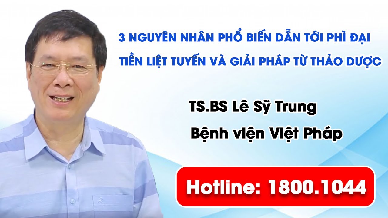 VTV2 - 3 nguyên nhân phổ biến dẫn tới phì đại tiền liệt tuyến và giải pháp từ thảo dược