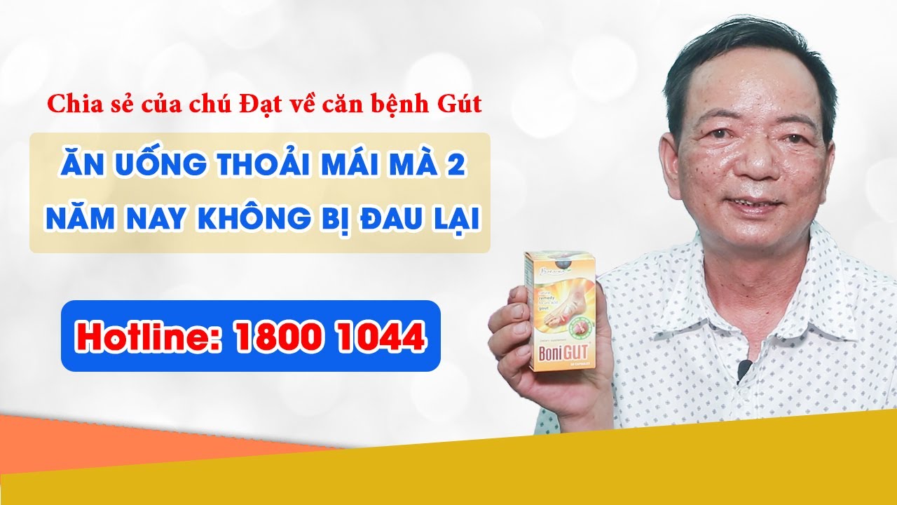 2 năm nay, tôi không còn đau gút cấp nữa